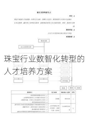 珠宝行业数智化转型的人才培养方案
