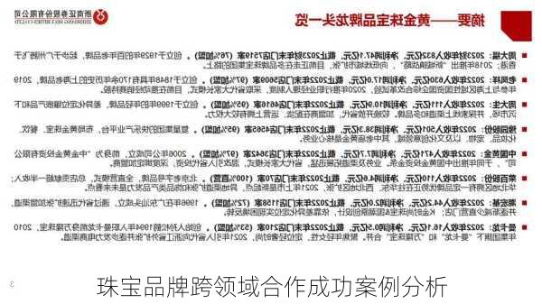 珠宝品牌跨领域合作成功案例分析