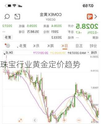 珠宝行业黄金定价趋势