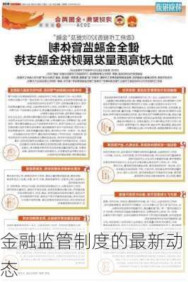 金融监管制度的最新动态