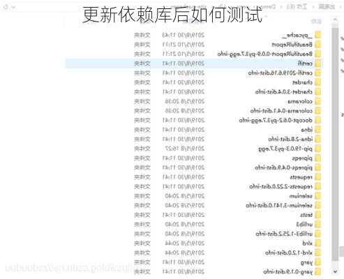 更新依赖库后如何测试