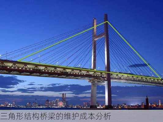 三角形结构桥梁的维护成本分析
