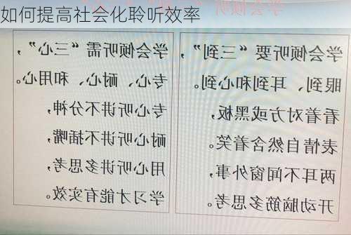 如何提高社会化聆听效率