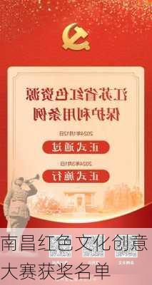 南昌红色文化创意大赛获奖名单