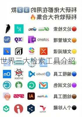 世界三大检索工具介绍
