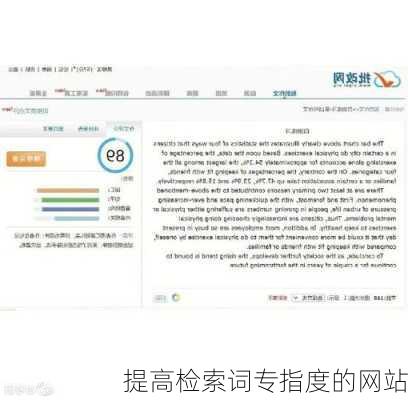 提高检索词专指度的网站