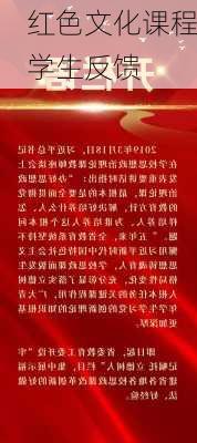 红色文化课程学生反馈