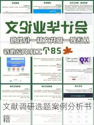 文献调研选题案例分析书籍