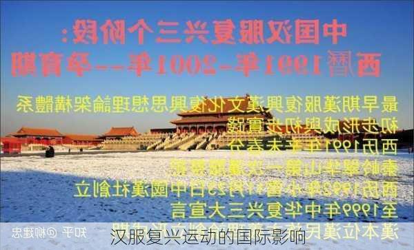 汉服复兴运动的国际影响
