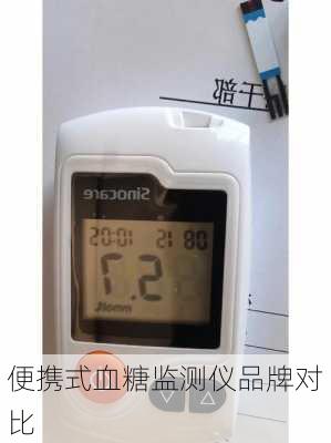 便携式血糖监测仪品牌对比