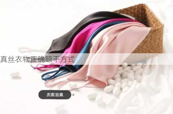 真丝衣物正确晾干方式