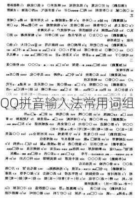 QQ拼音输入法常用词组