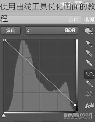 使用曲线工具优化画面的教程