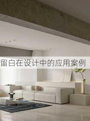 留白在设计中的应用案例