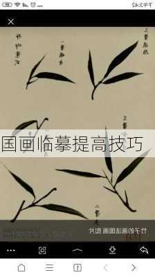 国画临摹提高技巧