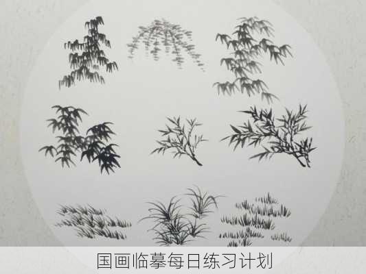 国画临摹每日练习计划