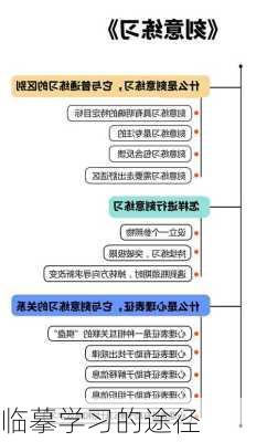 临摹学习的途径