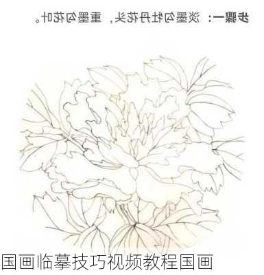 国画临摹技巧视频教程国画