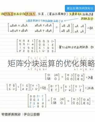 矩阵分块运算的优化策略