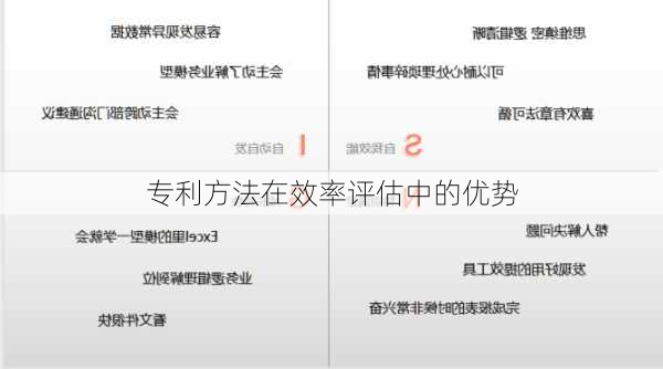 专利方法在效率评估中的优势