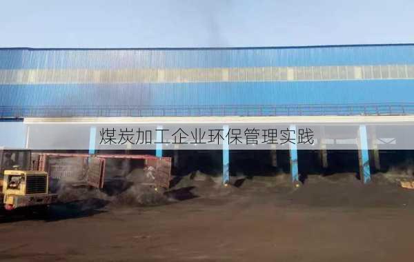 煤炭加工企业环保管理实践