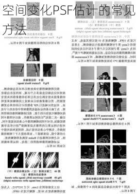 空间变化PSF估计的常见方法