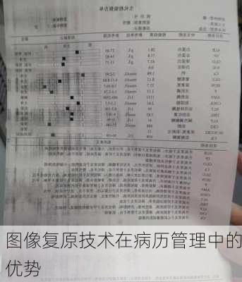 图像复原技术在病历管理中的优势