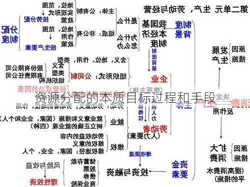 资源分配的本质目标过程和手段