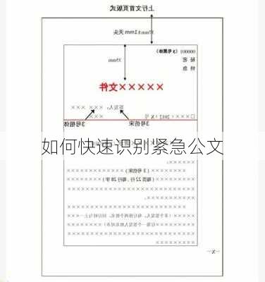 如何快速识别紧急公文