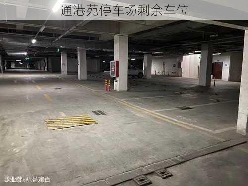 通港苑停车场剩余车位