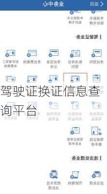 驾驶证换证信息查询平台