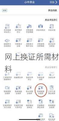 网上换证所需材料