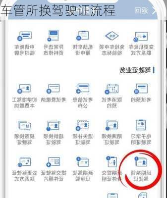 车管所换驾驶证流程