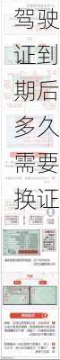 驾驶证到期后多久需要换证