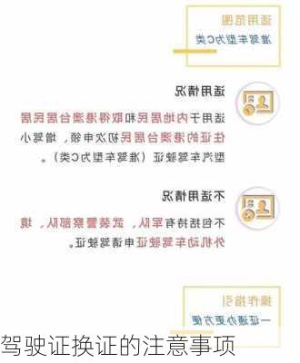 驾驶证换证的注意事项