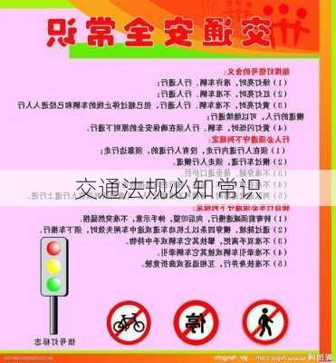 交通法规必知常识