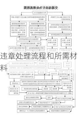 违章处理流程和所需材料