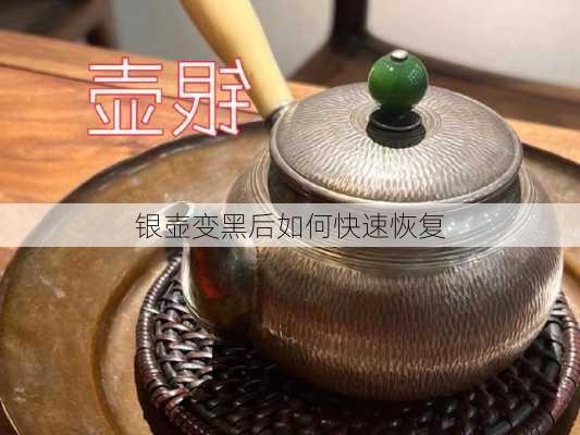 银壶变黑后如何快速恢复