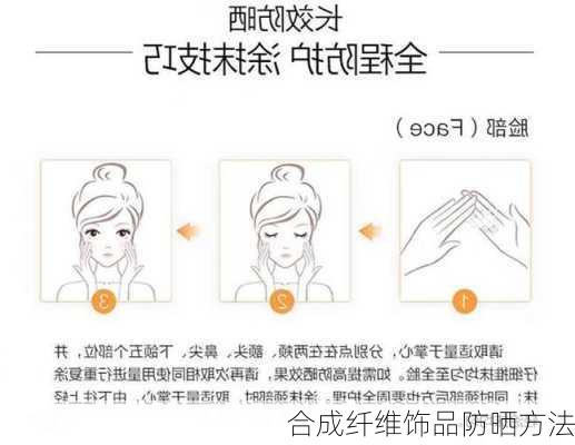 合成纤维饰品防晒方法