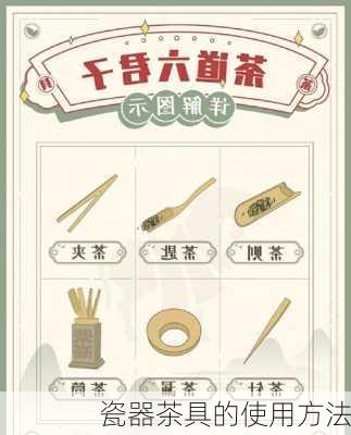 瓷器茶具的使用方法