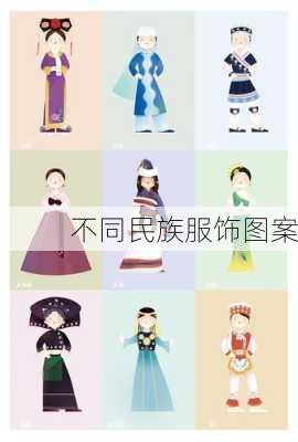 不同民族服饰图案