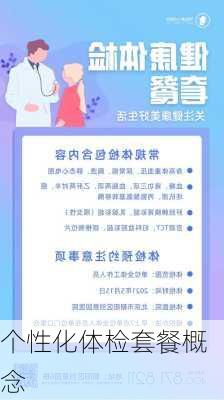 个性化体检套餐概念