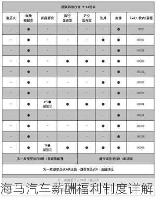 海马汽车薪酬福利制度详解