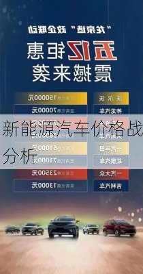 新能源汽车价格战分析