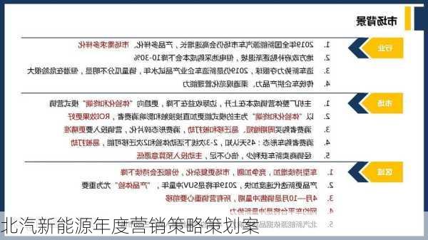 北汽新能源年度营销策略策划案