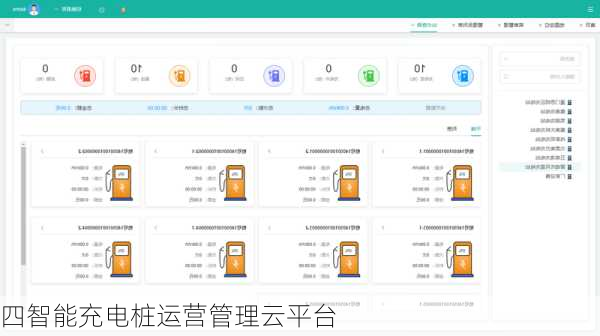 四智能充电桩运营管理云平台