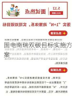 国电南瑞双碳目标实施方案