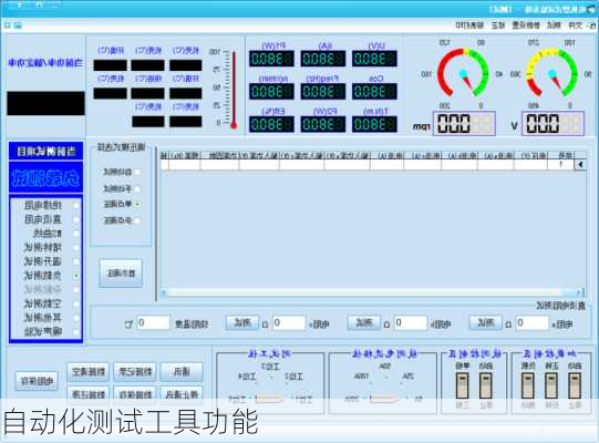 自动化测试工具功能