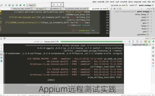 Appium远程测试实践