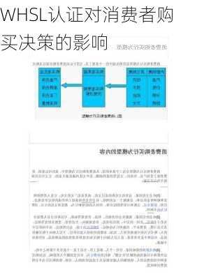 WHSL认证对消费者购买决策的影响
